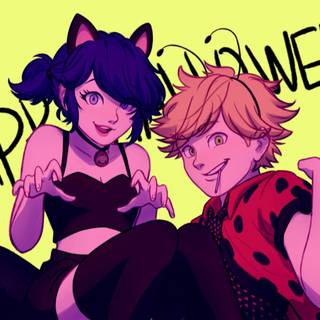 Pink aesthetic Adrien Agreste wallpaper