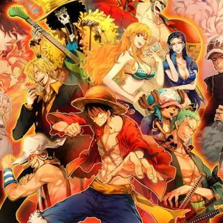Aesthetic anime One Piece wallpaper