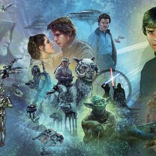 Star Wars Original Trilogy characters wallpaper