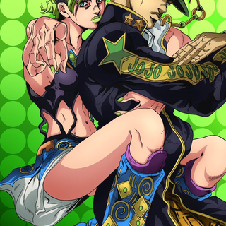 Jolyne and Jotaro wallpaper