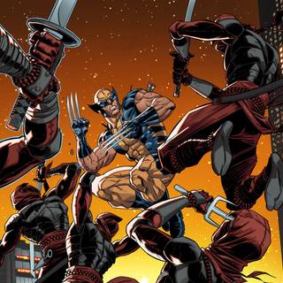 Wolverine cartoon wallpaper