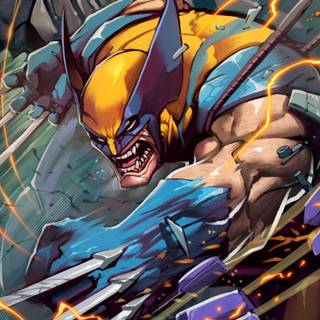 Wolverine cartoon wallpaper