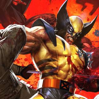 Wolverine cartoon wallpaper