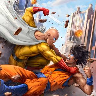 Saitama phone wallpaper