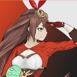 Salute girl wallpaper