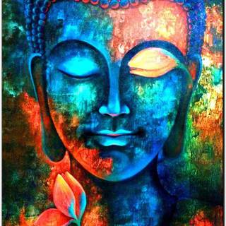 Buddha painting wallpaper