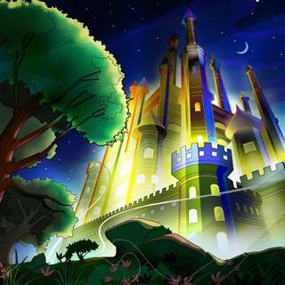 Cartoon world wallpaper