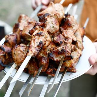 Chicken kabab wallpaper