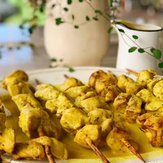 Chicken kabab wallpaper