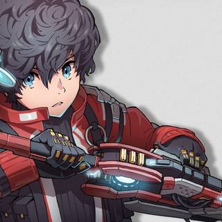 Curly haired anime boy wallpaper