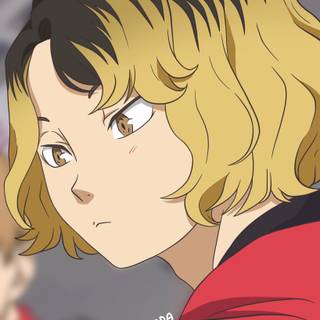 Curly haired anime boy wallpaper