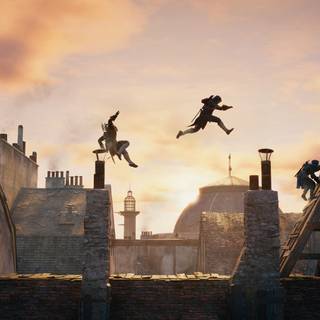 Parkour girls wallpaper