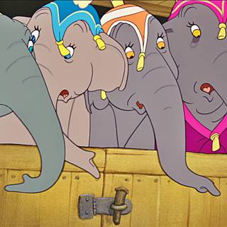 Dumbo movie characters wallpaper