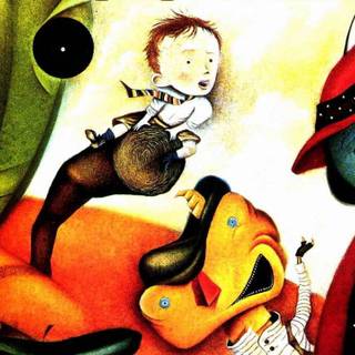 James and the Giant Peach wallpaper