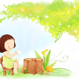 Childhood memories wallpaper