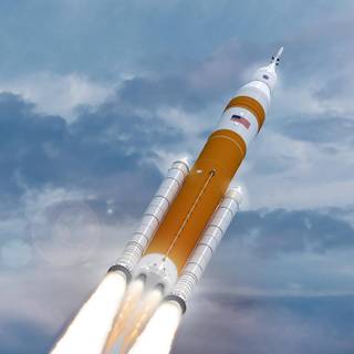 Artemis rocket wallpaper