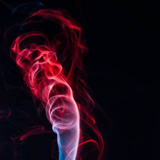 Red and black smoke wallpaper