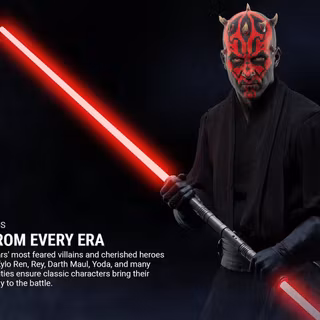 Star Wars heroes and villains wallpaper