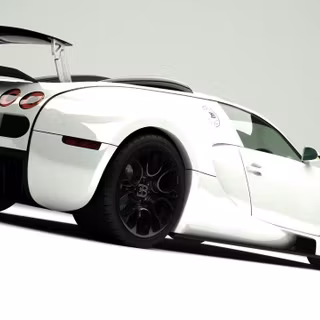 White Bugatti wallpaper