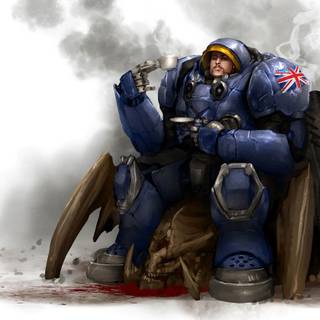 Combat suit wallpaper