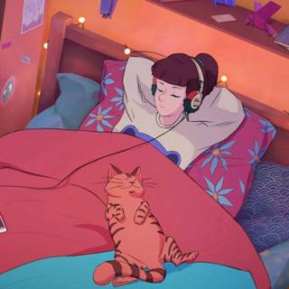 Japanese lofi wallpaper