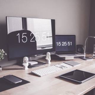 Computer table wallpaper