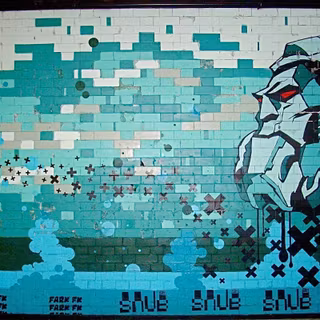 Anime graffiti wallpaper