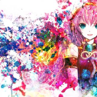 Anime graffiti wallpaper