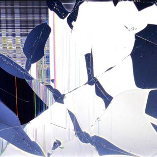 Broken TV screen wallpaper