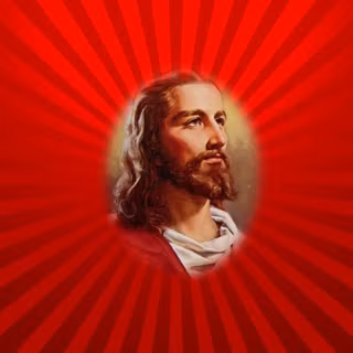 Jesus with sheep wallpaper