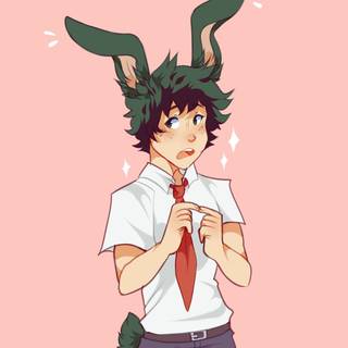 Deku bunny wallpaper