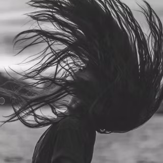 Black suit girl wallpaper