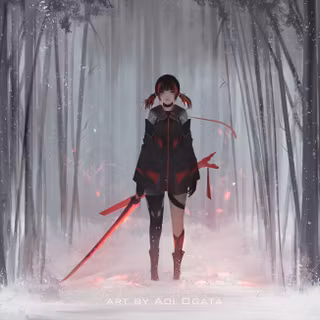 Girl pigtails wallpaper