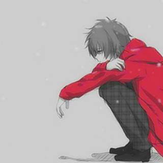 Sad heart broken boy wallpaper