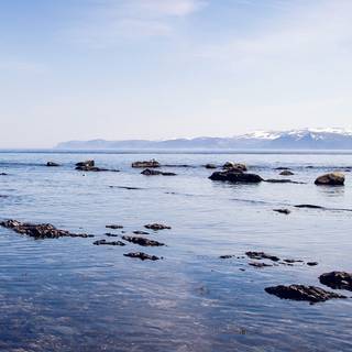 Summer ocean skies wallpaper