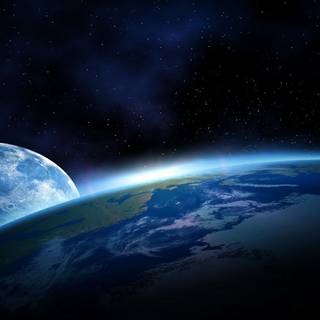 Moon space wallpaper