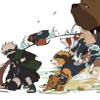 Kakashi summons wallpaper