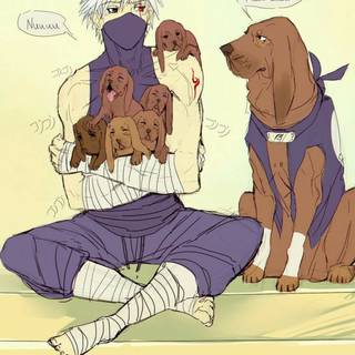 Naruto puppies wallpaper