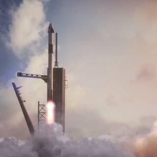 Crew Dragon Demo-2 wallpaper