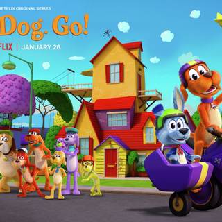 Spike Barker Go, Dog. Go! wallpaper