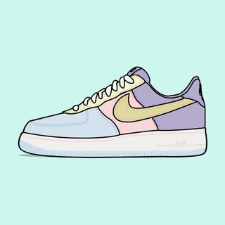 Custom Air Force 1 wallpaper