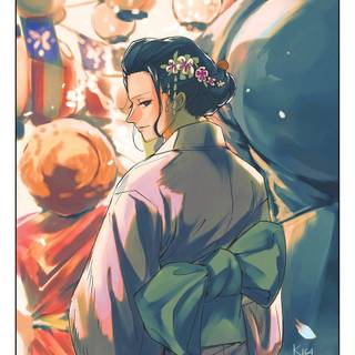 Nico Robin Wano wallpaper