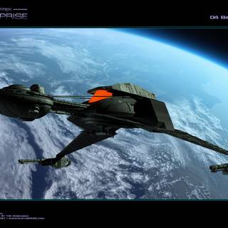 Star Trek Klingon Bird of Prey wallpaper