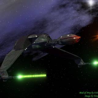 Star Trek Klingon Bird of Prey wallpaper