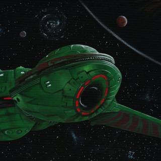 Star Trek Klingon Bird of Prey wallpaper