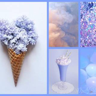 Periwinkle aesthetic wallpaper