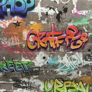 Cool spray paint art wallpaper