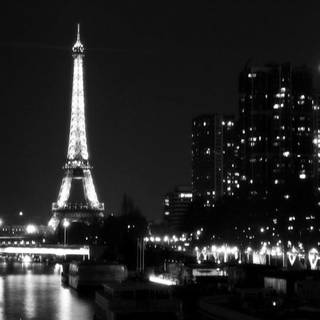 Black Paris wallpaper