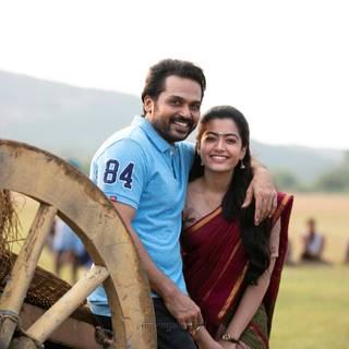 Karthi and Rashmika wallpaper
