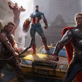 Avengers 8k wallpaper